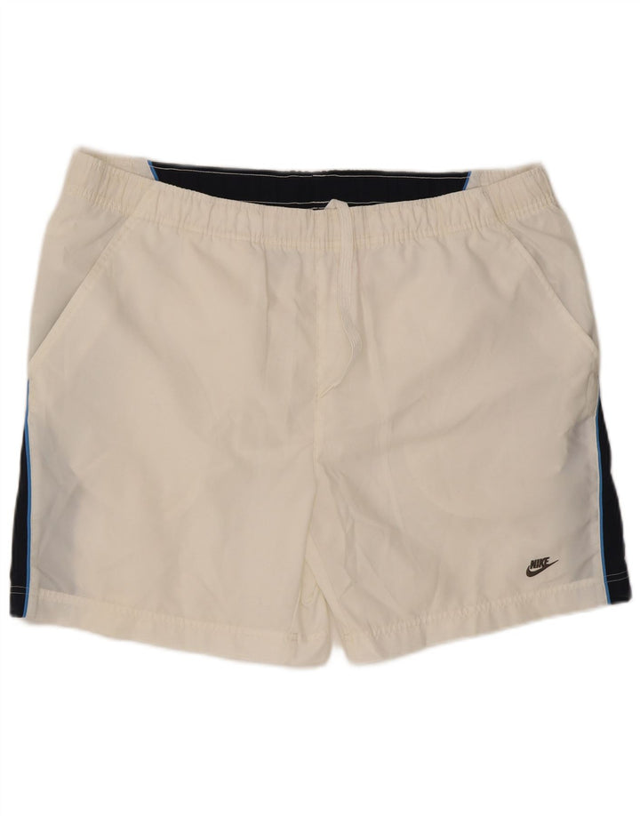 Ανδρικό σορτς κολύμβησης Nike XL λευκό χρώματος πολυεστέρα