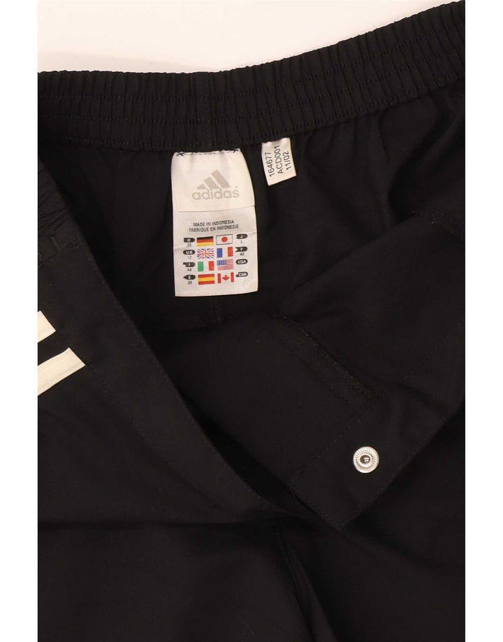 Adidas Γυναικείο Climalite Casual σορτς UK 12 Medium W28 μαύρο πολυεστέρα