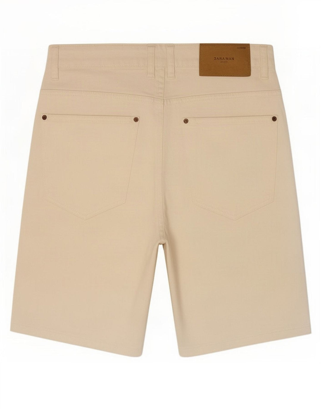 Zara Ανδρικό τζιν σορτς EU 42 Large W32 Off White