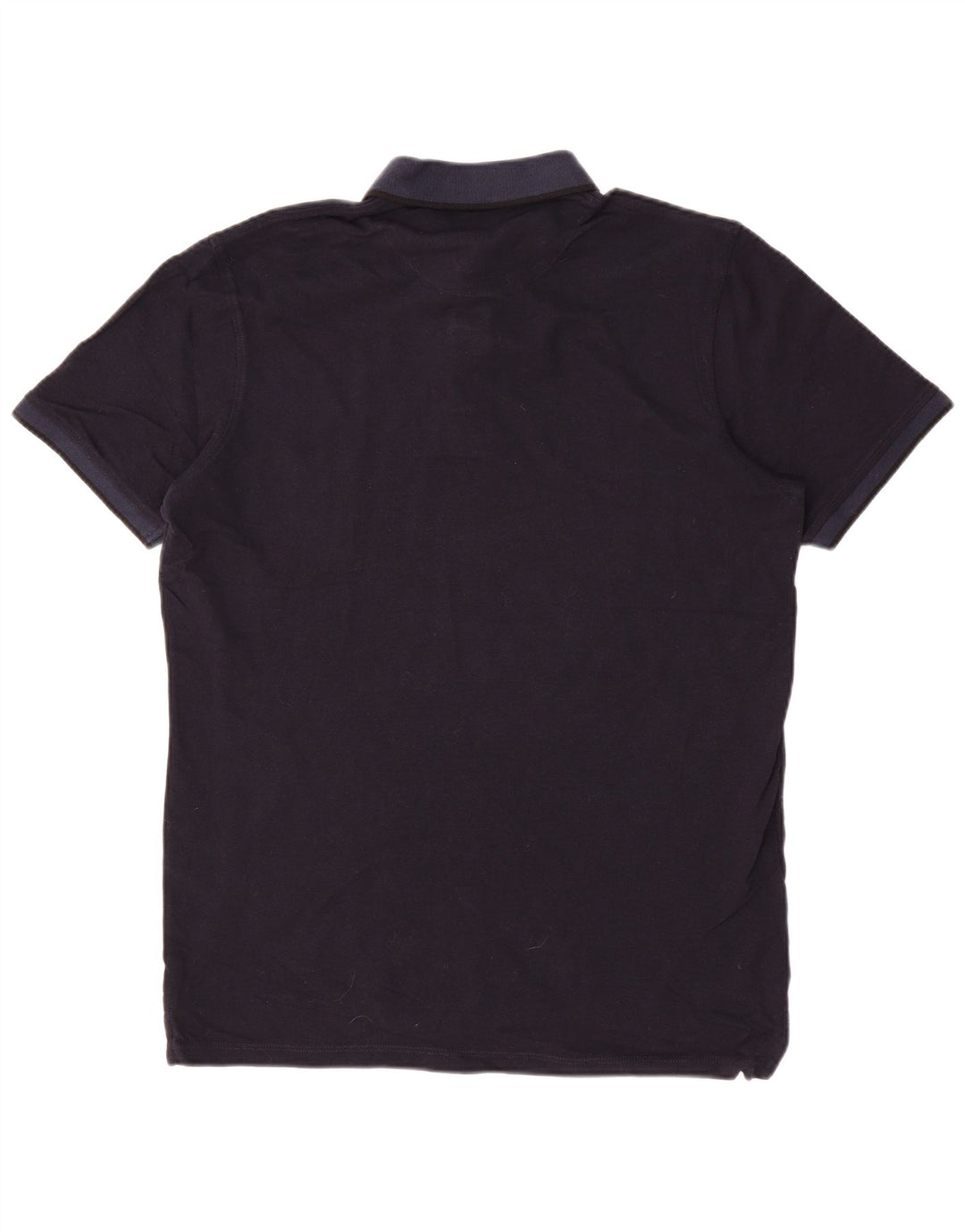 Ανδρικό μπλουζάκι πόλο JACK & JONES XL Navy Blue Cotton