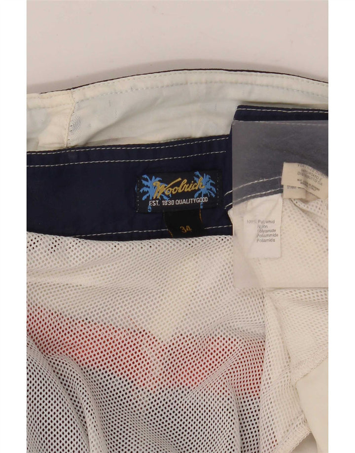 Ανδρικό σορτς κολύμβησης Woolrich μεγάλο μπλε ναυτικό πολυαμίδιο