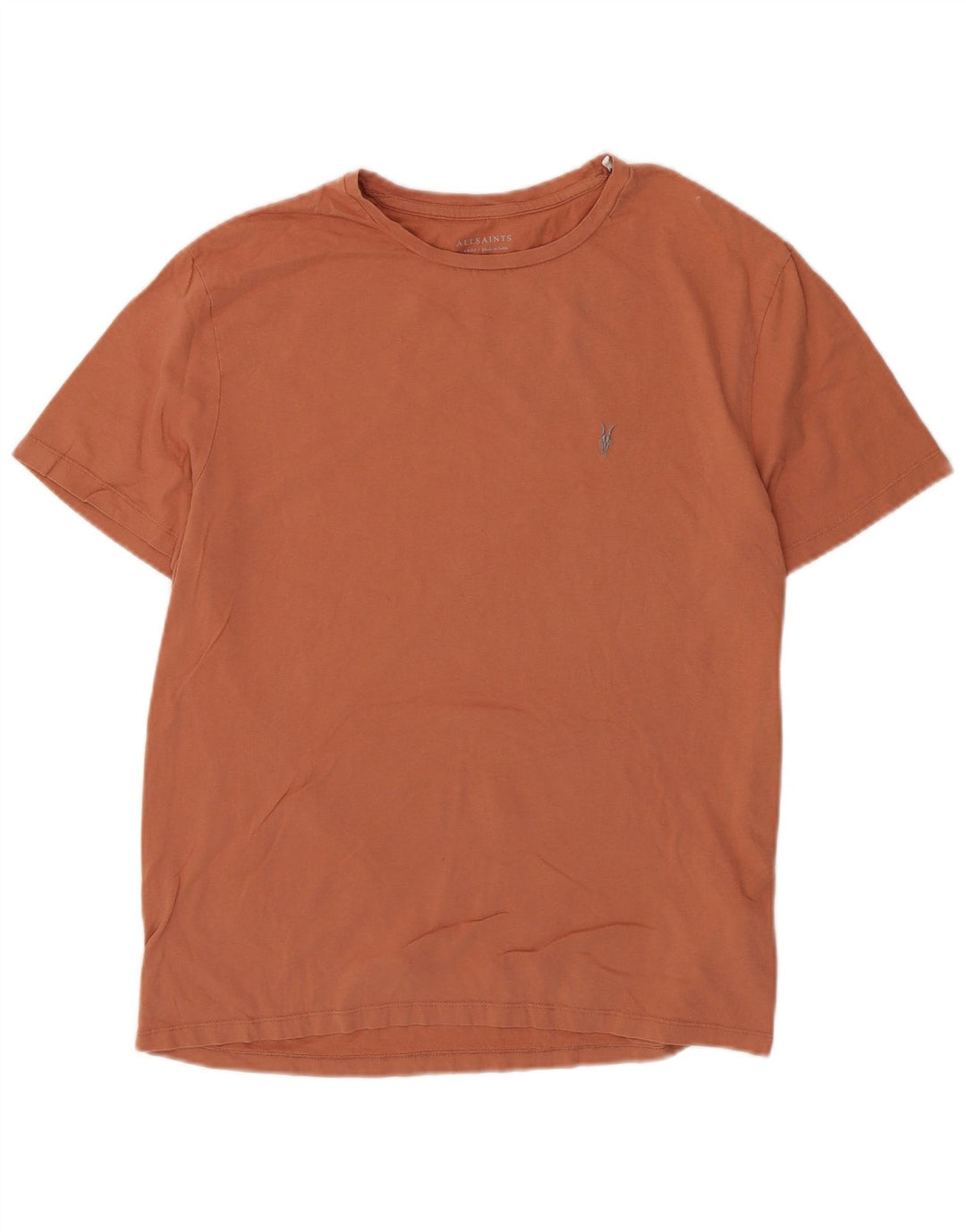 Ανδρικό T-Shirt All Saints Top μεγάλο καφέ βαμβακερό