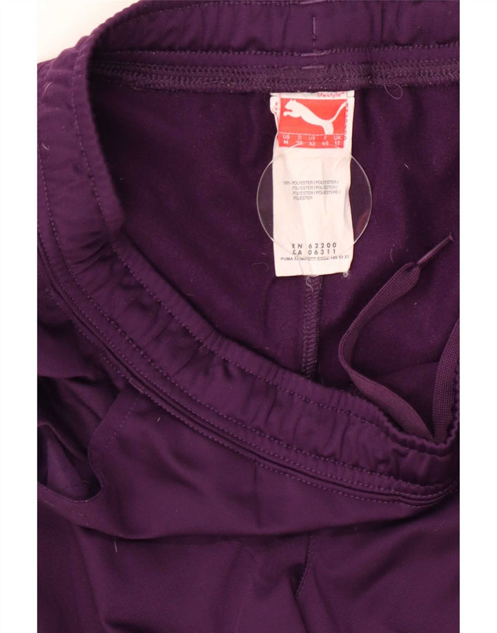 Puma Γυναικεία φόρμα παντελόνι UK 12 Medium Purple Polyester