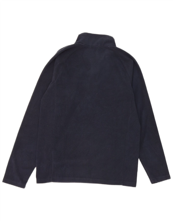 Kappa Boys Zip Neck Fleece Jumper 13-14 ετών Navy Blue Polyester