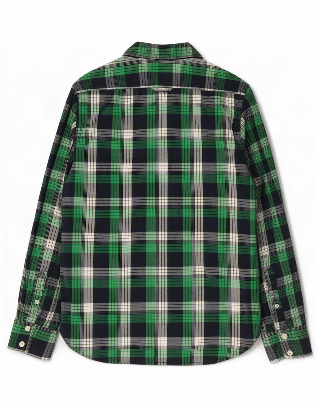 Ανδρικό πουκάμισο Superdry Large Green Check Cotton