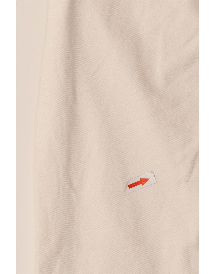 Zara Γυναικείο Ψηλό Μποτάκι Τζιν EU 38 Small W28 L25 Λευκό
