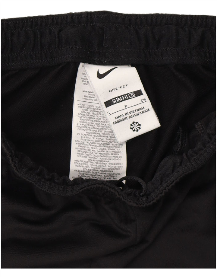 Γυναικεία NIKE Dri Fit Slim Fit φόρμα παντελόνι UK 10 Small Black