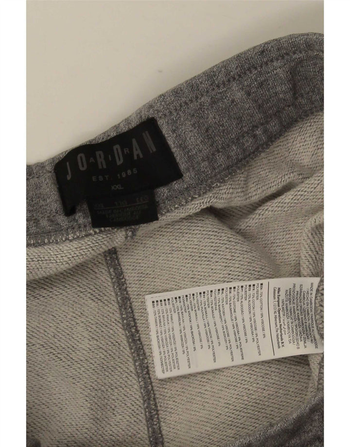 Jordan Ανδρική φόρμα παντελόνι Joggers 2XL Γκρι βαμβακερό