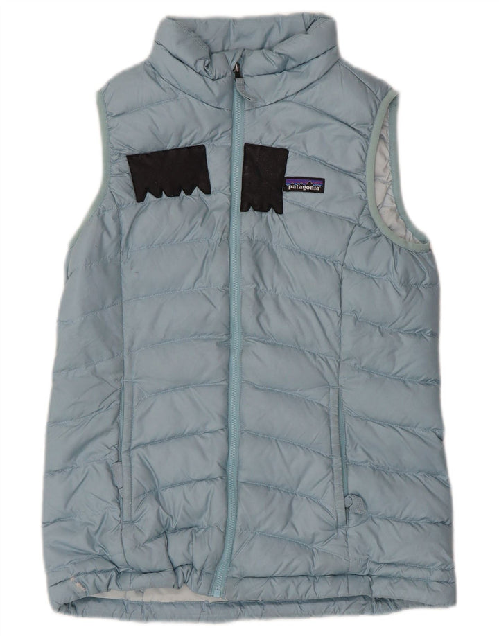 Patagonia Boys Padded Gilet 11-12 Years Large Blue Polyester
