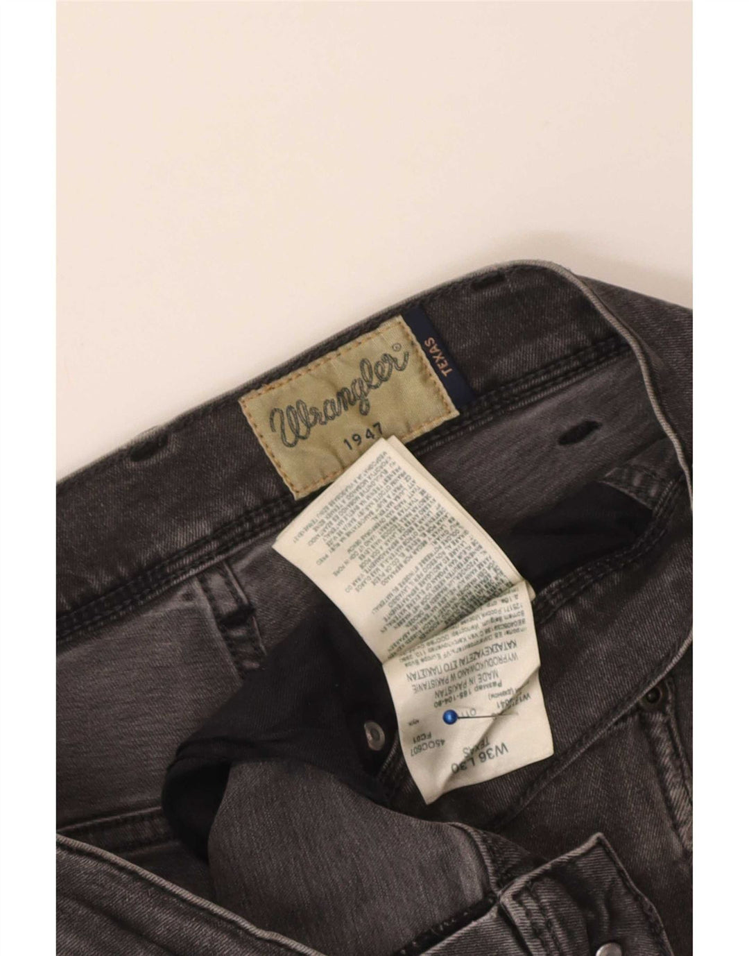 Wrangler Ανδρικό Texas Straight Jeans W36 L30 Γκρι βαμβακερό