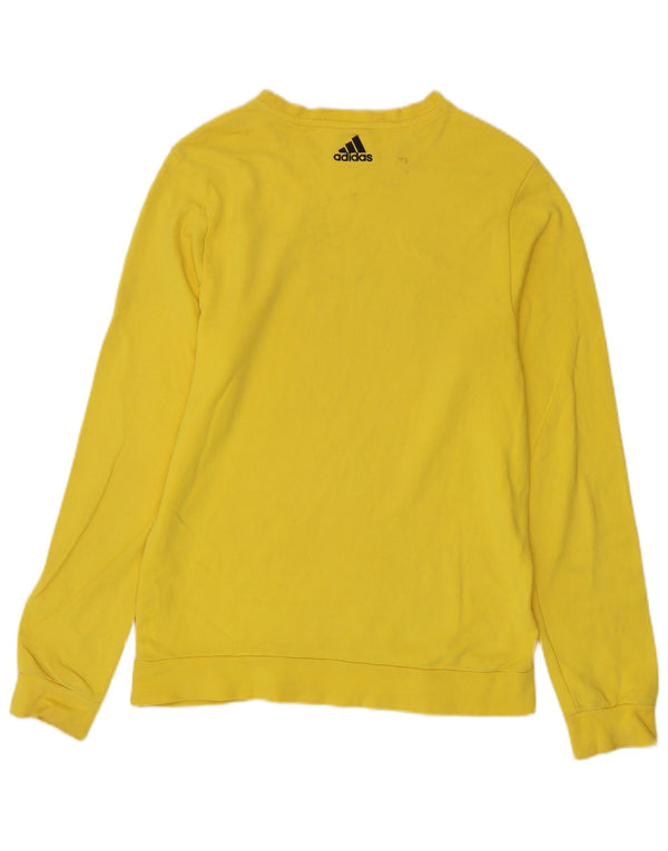 Ανδρικό γραφικό φούτερ Adidas Jumper Medium Yellow