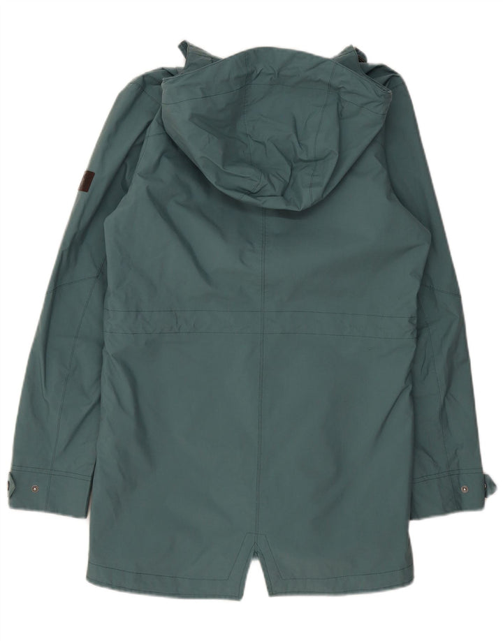 JACK WOLFSKIN Γυναικείο αδιάβροχο με κουκούλα UK 8/10 Μικρό Πράσινο Πολυαμίδιο