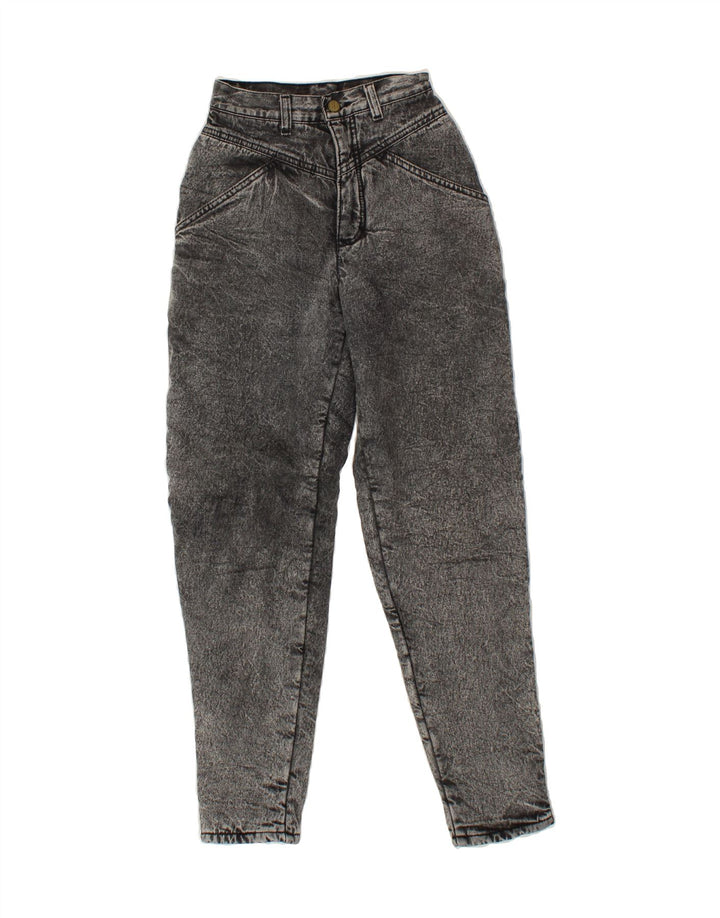 VINTAGE Womens Tapered Jeans W24 L29  Grey Vintage Vintage and Second-Hand Vintage from Messina Hembry 