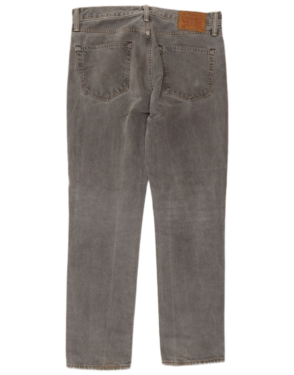 Levi's Mens 511 Slim Tapered Jeans W32 L30 Γκρι βαμβακερό
