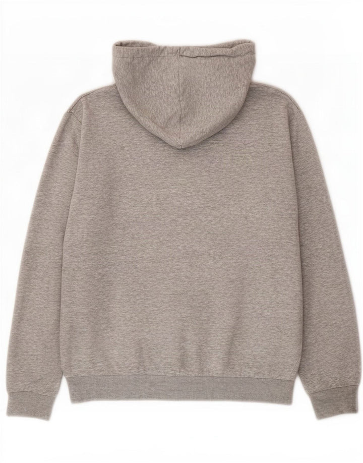 Ανδρικό γραφικό κουκούλα Fila, μεσαίο γκρι βαμβακερό