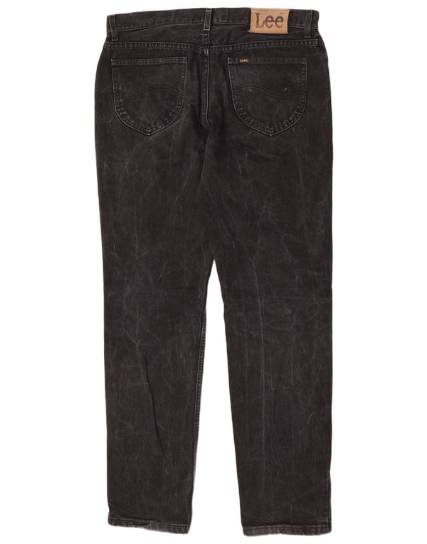 Lee Mens Phoenix Tapered Jeans W36 L34 Μαύρο βαμβακερό