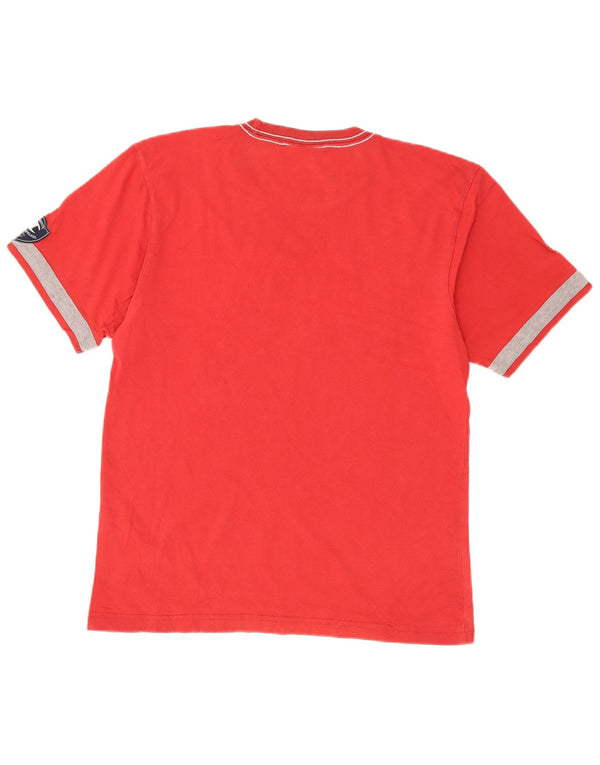 Champion Mens Milano Graphic T-Shirt Top μεγάλο κόκκινο βαμβακερό