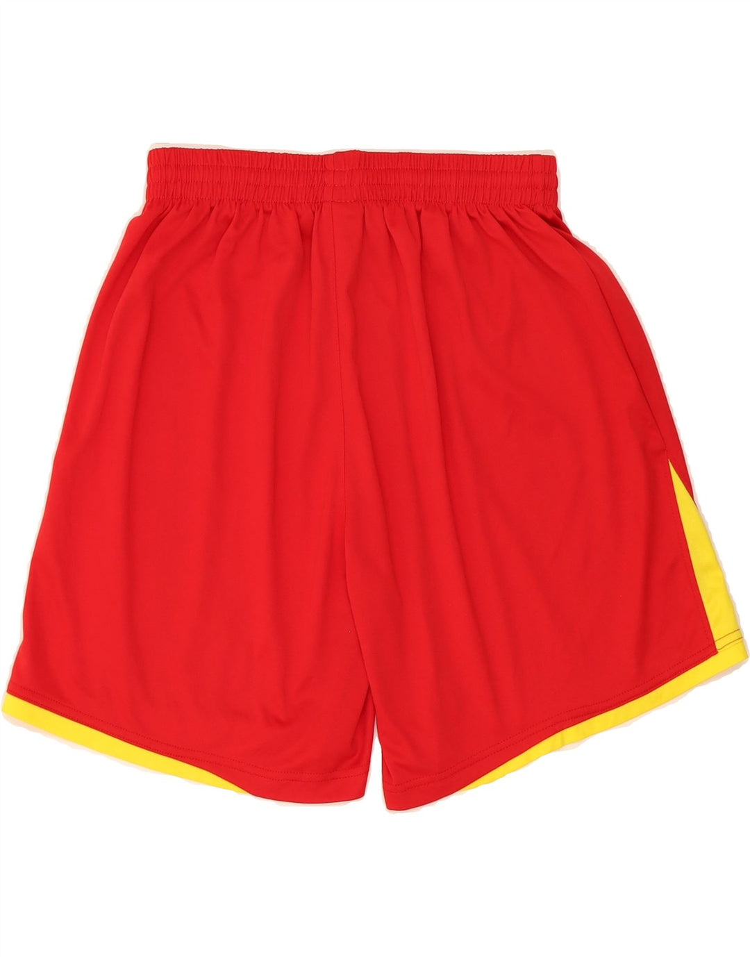 ASICS Mens Sport Shorts XL Red Colourblock Polyester Vintage Asics and Second-Hand Asics from Messina Hembry 