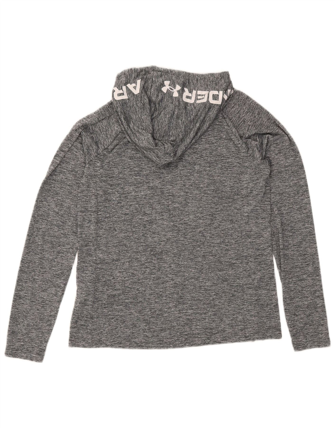 Under Armour Ανδρική κουκούλα με γραφικό μακρυμάνικο μπλουζάκι μεσαίου γκρι
