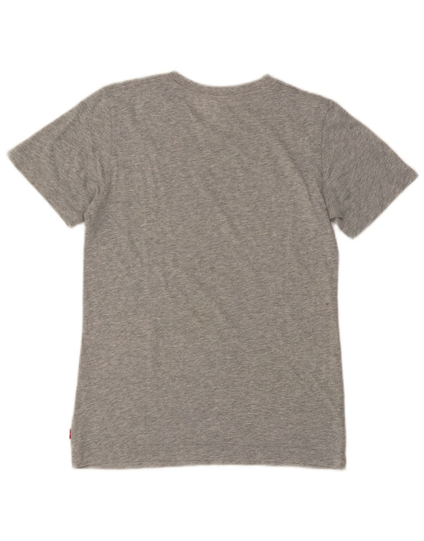 Levi's Boys Graphic T-Shirt Top 13-14 Years Grey Flecked