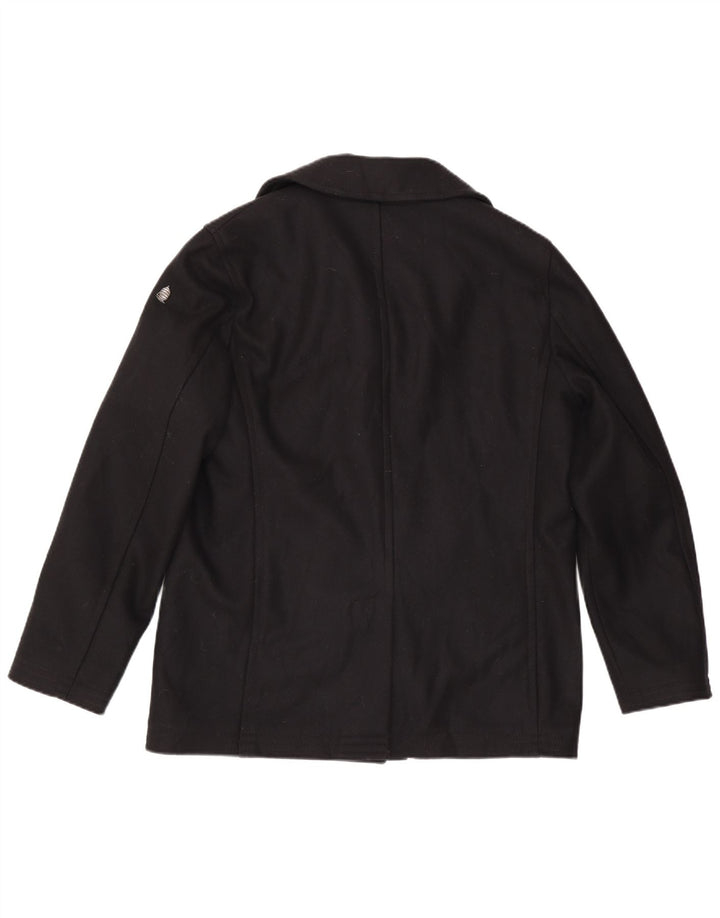 Marina Yachting Ανδρικό παλτό μπιζελιού IT 50 Large Black Wool