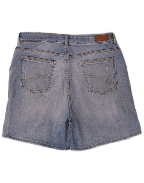 Fat Face Γυναικείο τζιν σορτς UK 12 Medium W30 Μπλε βαμβακερό