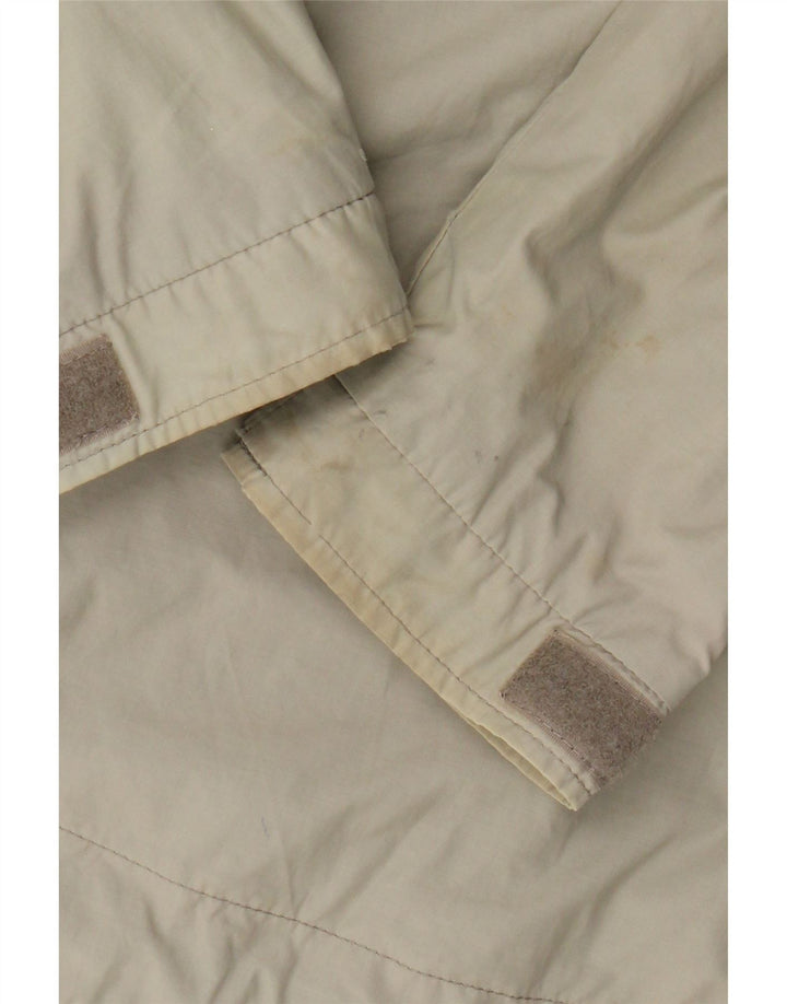 Lyle & Scott Ανδρικό μπουφάν βροχής με κουκούλα UK 36 Small Beige Nylon