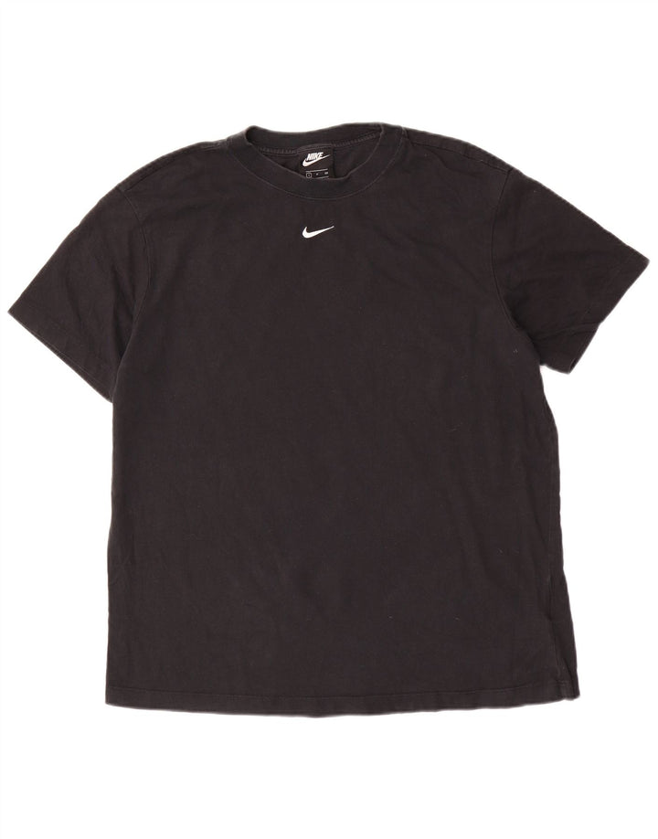 Ανδρικό μπλουζάκι Nike, μικρό μαύρο βαμβακερό