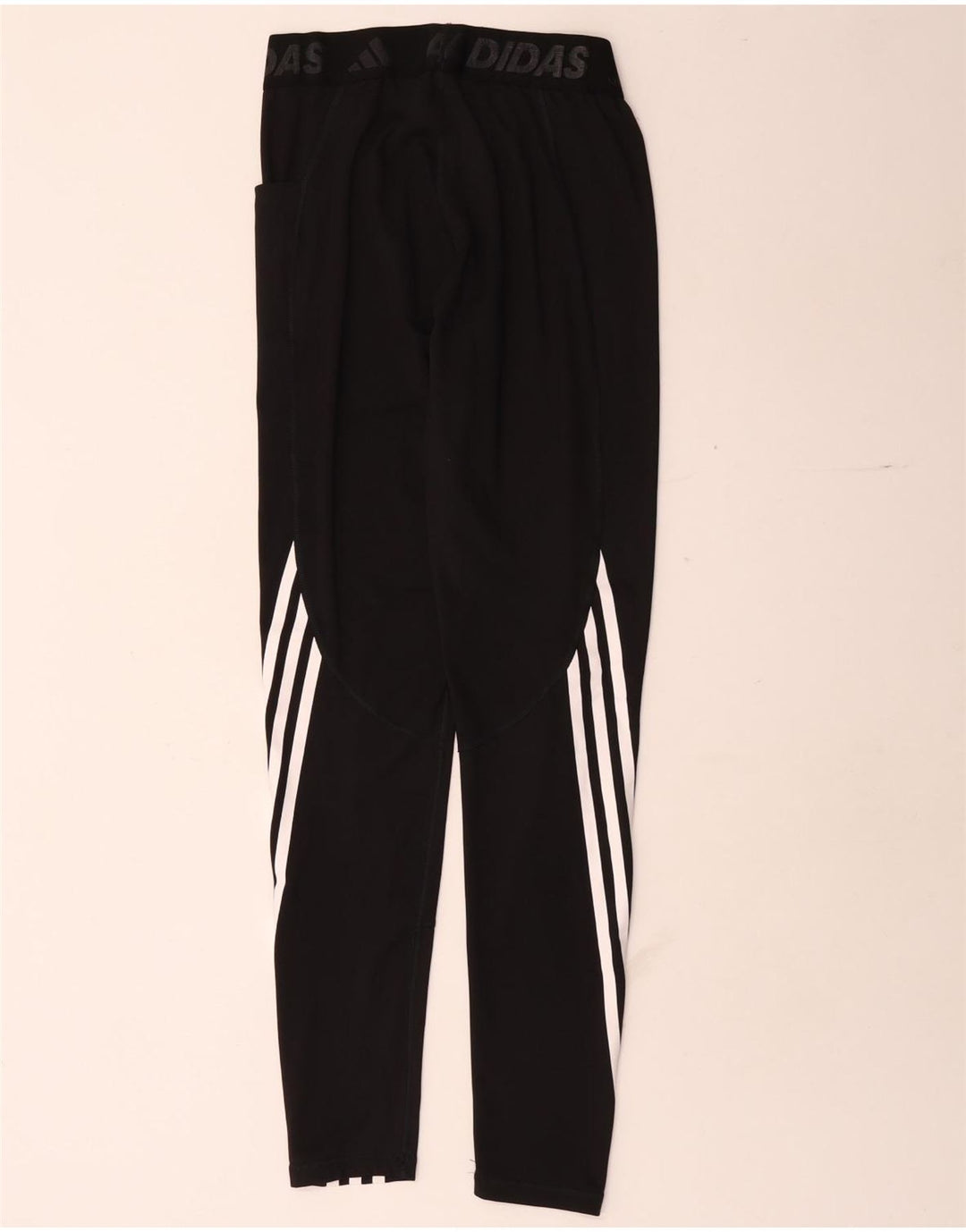 Adidas Γυναικεία γραφικά κολάν UK 8 Small Black Polyester