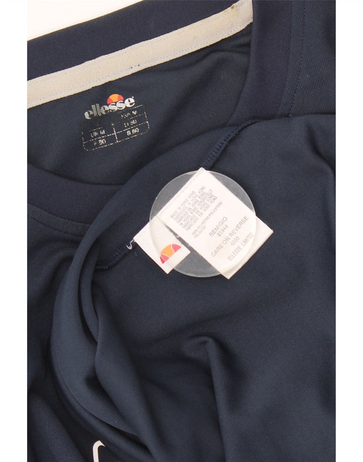 Ανδρικό γραφικό T-Shirt ELLESSE Top Medium Navy Blue Polyester