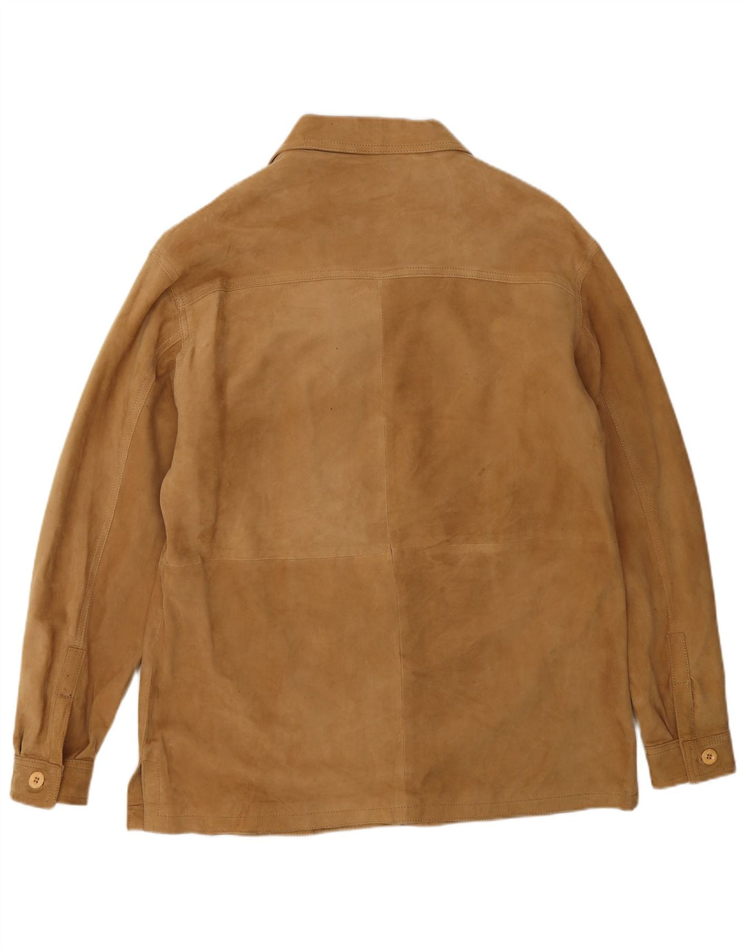 Γυναικείο Suede Jacket VINTAGE Loose Fit UK 18 XL Δερμάτινο καφέ