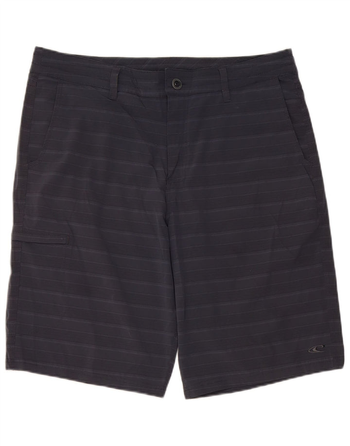 O'NEILL Ανδρικό σορτς Cargo W34 Large Navy Blue ριγέ πολυεστέρας