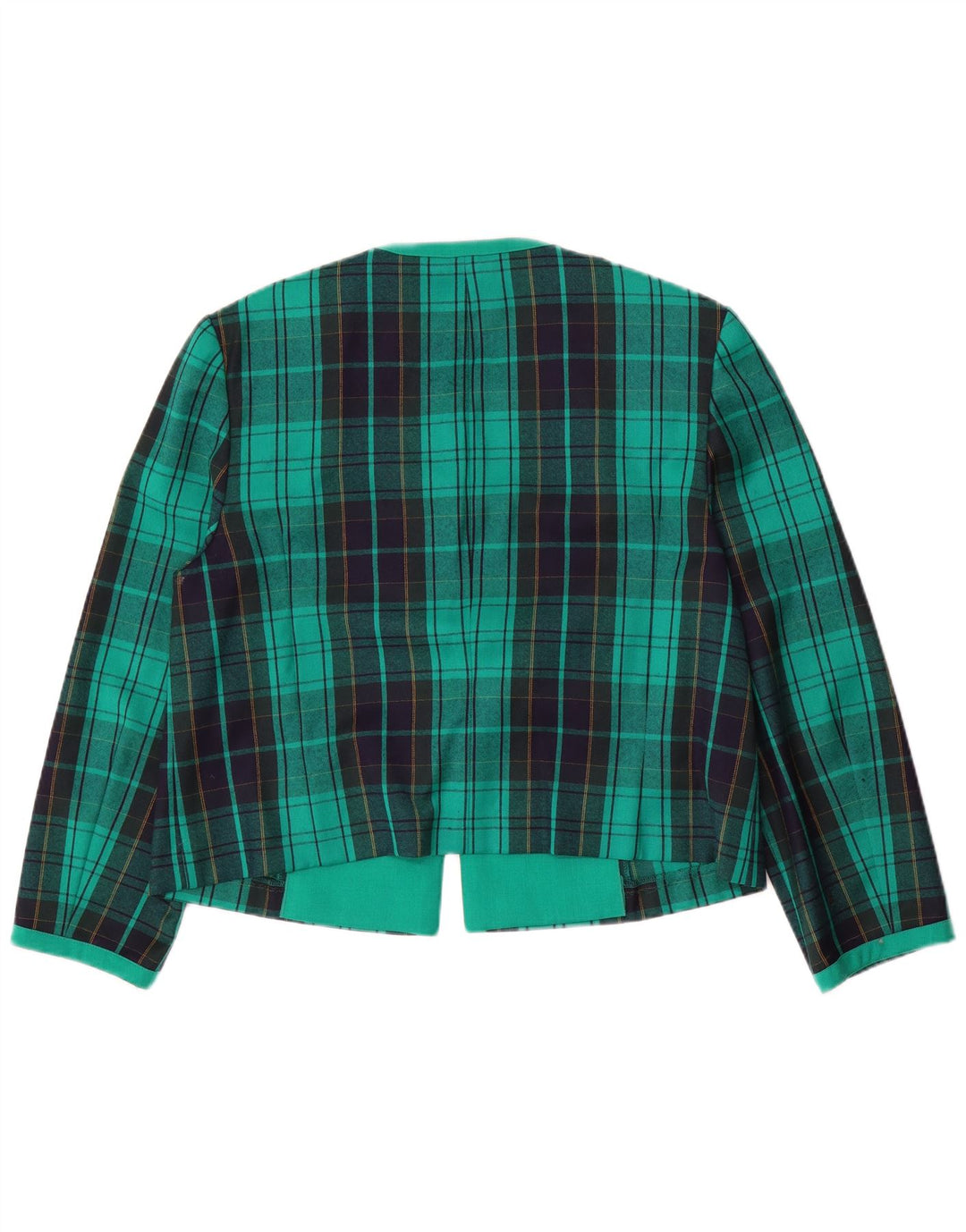 Fink Γυναικείο Σακάκι Μπουφάν UK 18 XL Πράσινο Check Virgin Wool