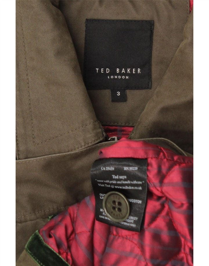 Ted Baker Ανδρικό μπουφάν Bomber Μέγεθος 3 Μεσαίο βαμβακερό χακί