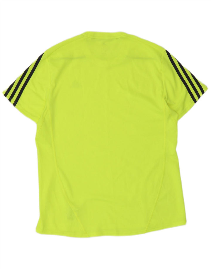 Ανδρικό T-Shirt Climalite Adidas Top Medium Yellow Polyester
