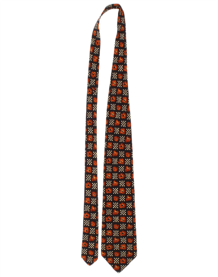 Ανδρική γραβάτα Hugo Boss One Size Black Floral Silk Classic