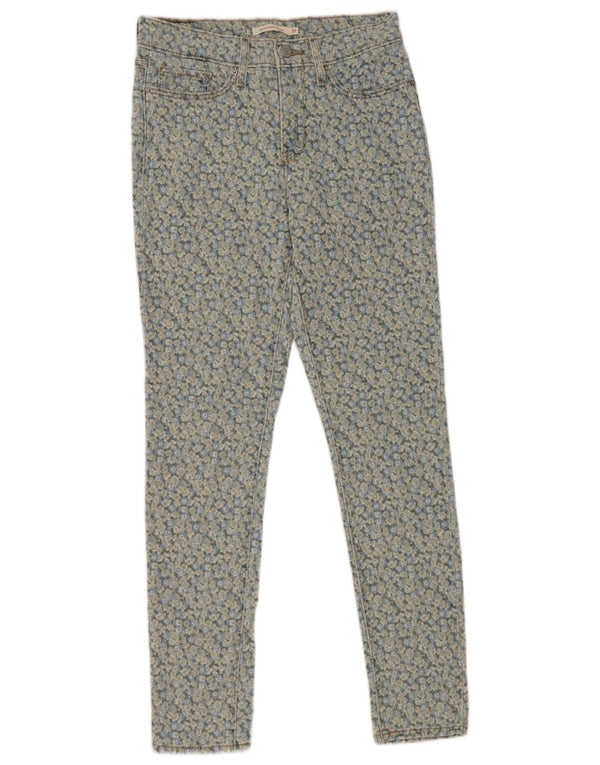 Levi's Womens 311 Shaping Skinny Jeans W27 L30 Μπλε φλοράλ βαμβακερό