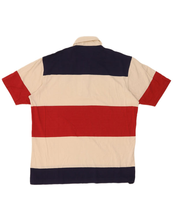 Ανδρικό μπλουζάκι πόλο Lacoste, μέγεθος 8 3XL, πολύχρωμο βαμβακερό ριγέ