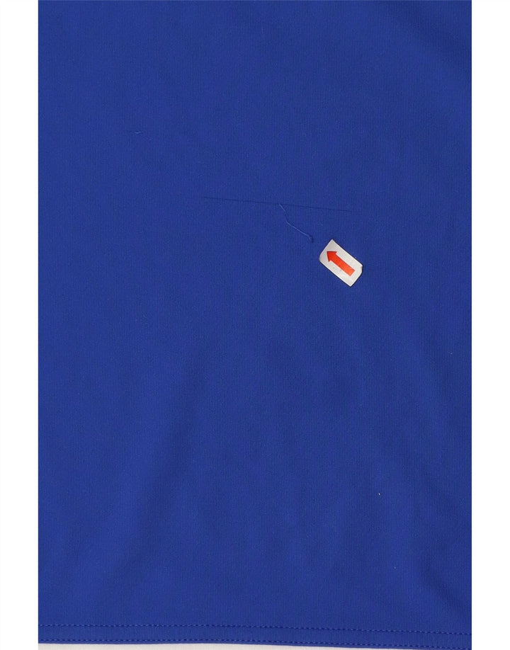 Ανδρικό T-Shirt Climalite Adidas Top XL Blue Colorblock Polyester