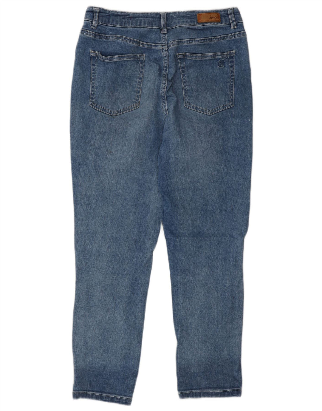 Joules Γυναικείο Cropped Jeans UK 12 Medium W30 L25 Blue Cotton