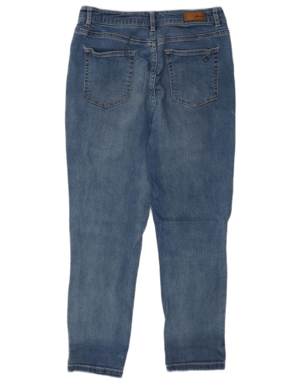 Joules Γυναικείο Cropped Jeans UK 12 Medium W30 L25 Blue Cotton
