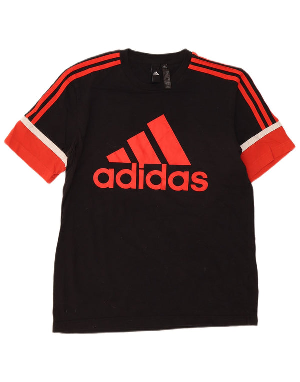 Ανδρικό γραφικό T-Shirt Adidas Top Small Black Colourblock