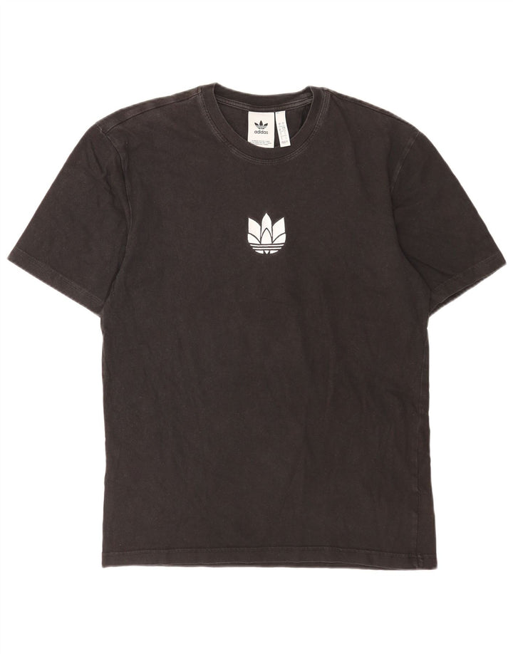 Ανδρικό T-Shirt Adidas Top Μικρό μαύρο βαμβακερό