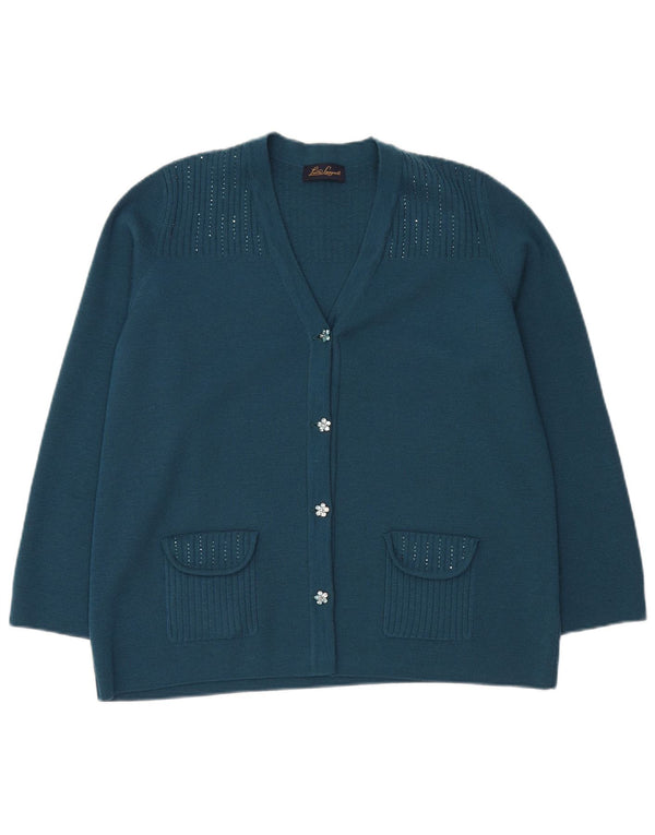 Γυναικεία ζακέτα Luisa Spagnoli UK 18 XL μπλε μαλλί