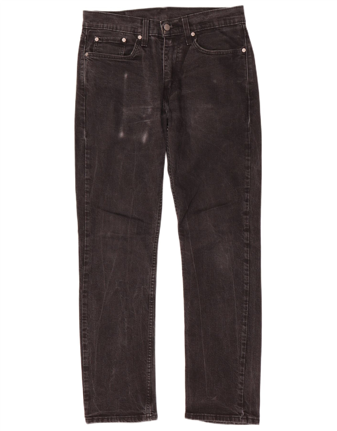 Levi's Mens 514 Straight Jeans W31 L32 Μαύρο βαμβακερό