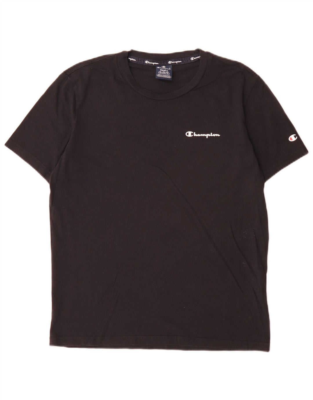 Ανδρικό T-Shirt Champion Top Μικρό μαύρο βαμβακερό