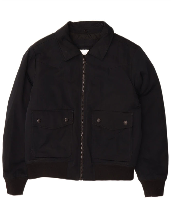 Calvin Klein Jeans Ανδρικό Bomber Jacket UK 36 Small Black Polyester