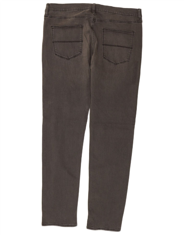 Marks & Spencer Ανδρικό Slim Jeans W36 L33 Γκρι βαμβακερό
