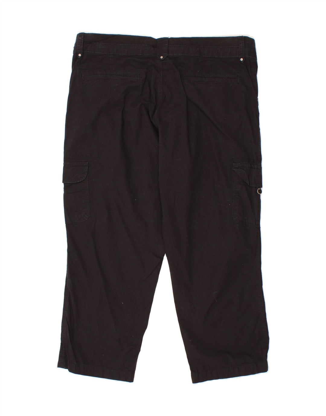 LEE Womens Cargo Capri Trousers W34 L23 Black Vintage Lee and Second-Hand Lee from Messina Hembry 