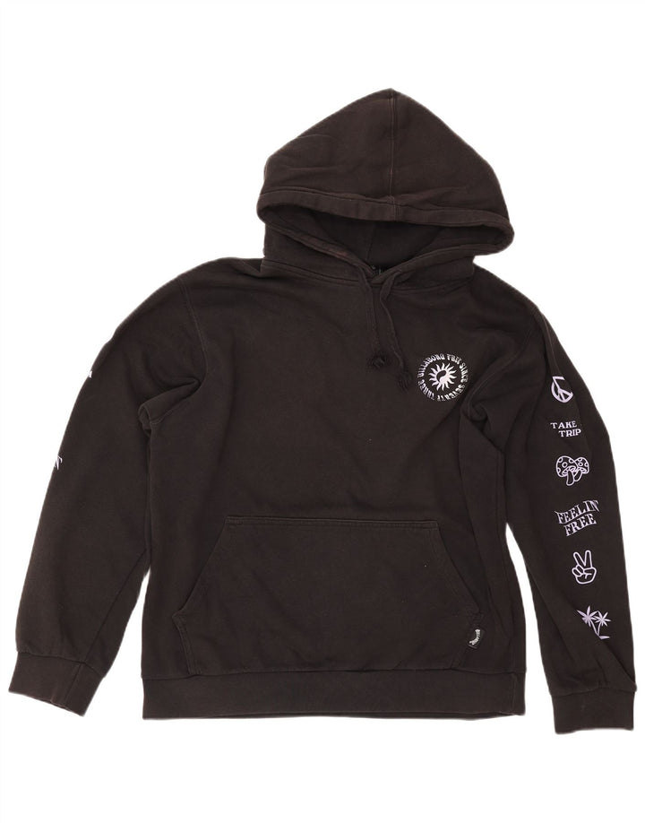 BILLABONG Ανδρικό γραφικό με κουκούλα, μεσαίο μαύρο